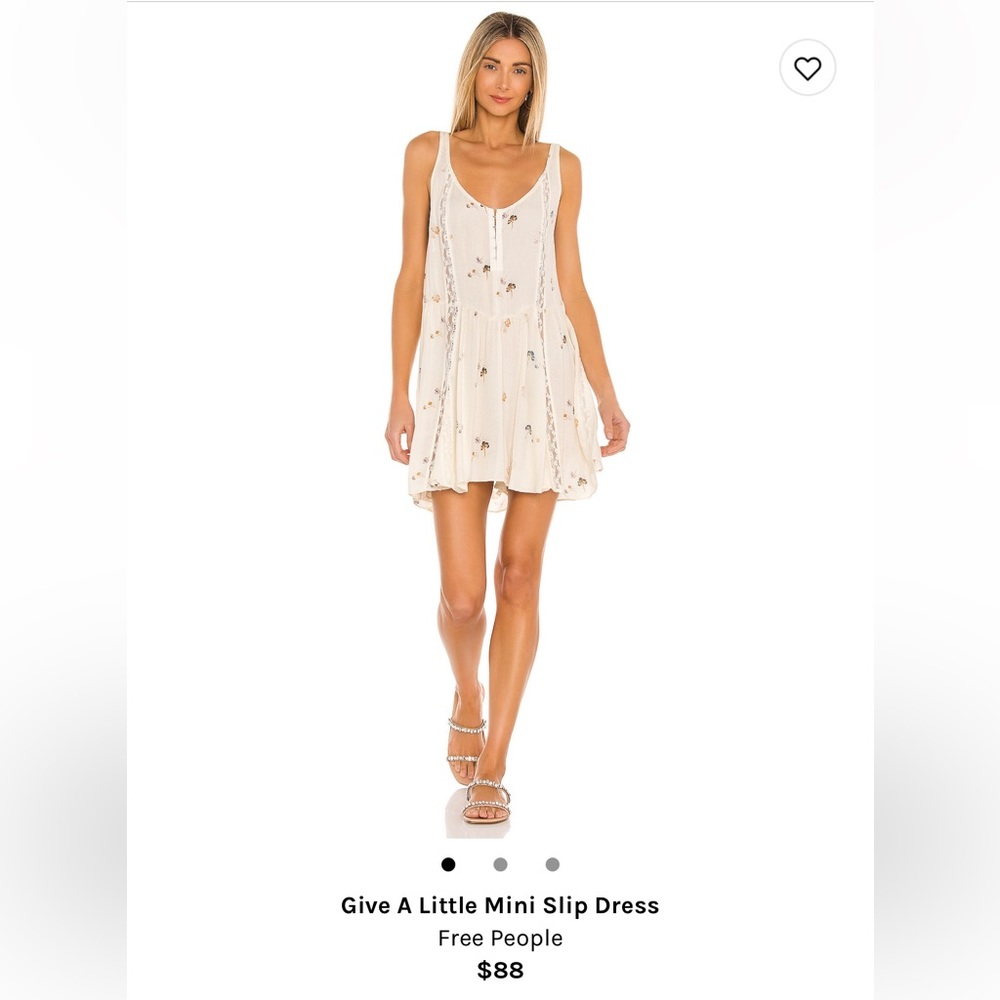 Free People Give a Little Slip dress
